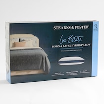 lux estate white bed pillow   