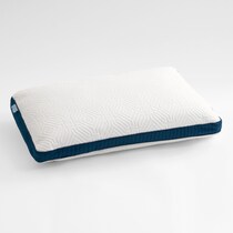 lux estate white bed pillow   