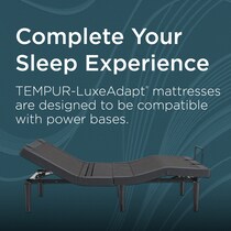luxe adapt  white california king mattress   