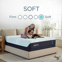 luxe adapt  white california king mattress   