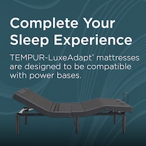 luxe adapt  white california king mattress   