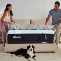 luxe adapt  white california king mattress   
