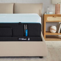 luxe adapt  white california king mattress   