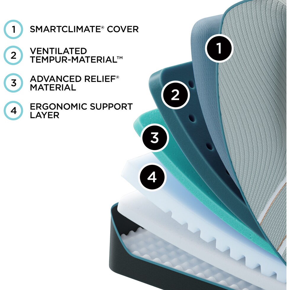 luxe adapt  white king mattress   