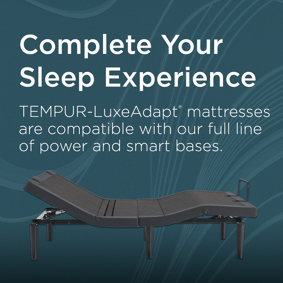 luxe adapt  white king mattress   