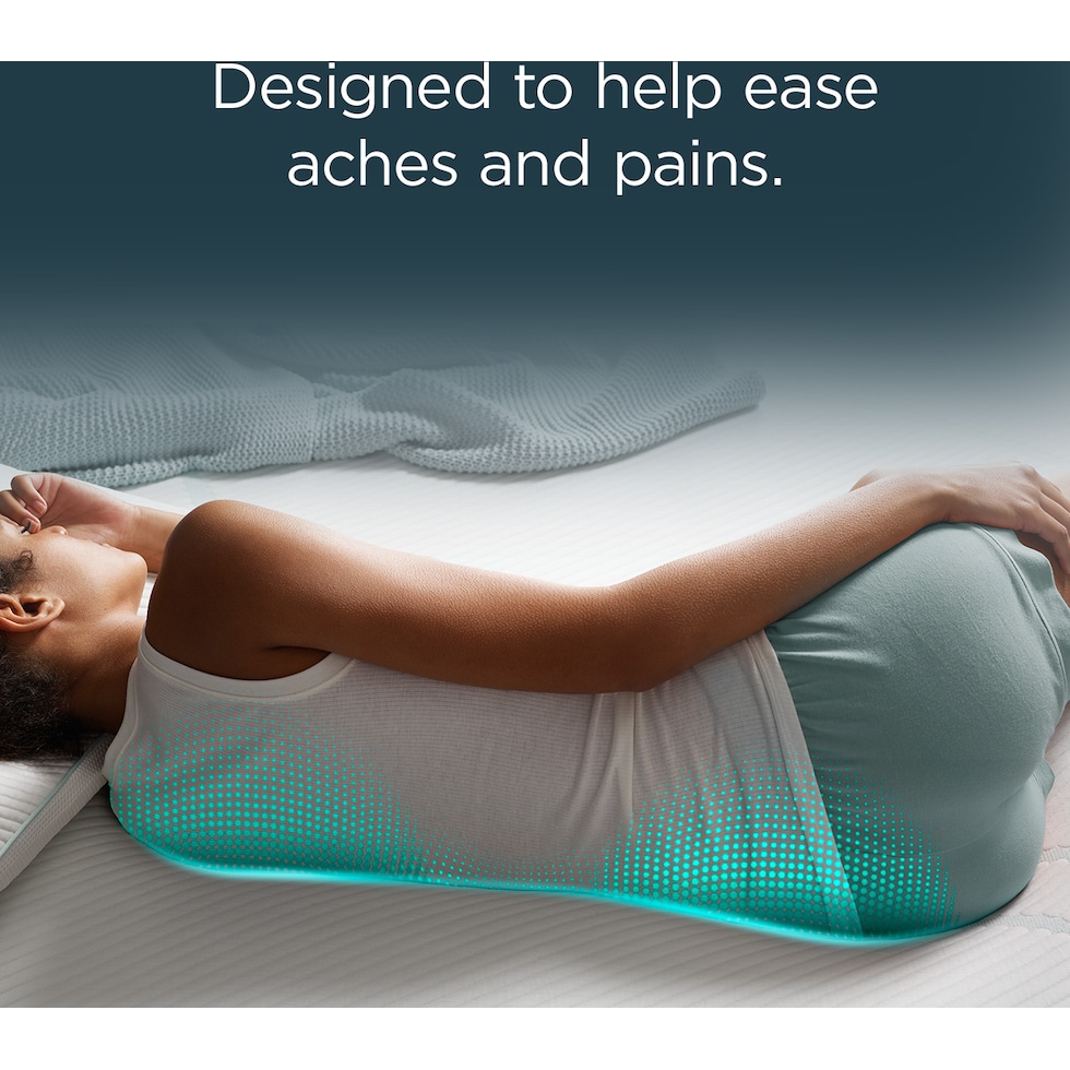 luxe adapt  white queen mattress   