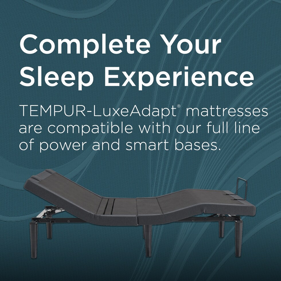 luxe adapt  white queen mattress   