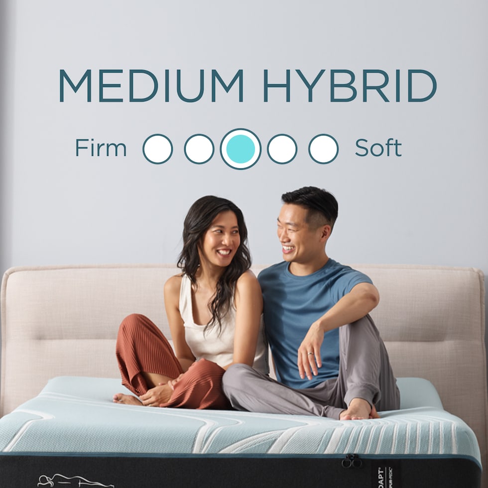 luxe adapt  white queen mattress   