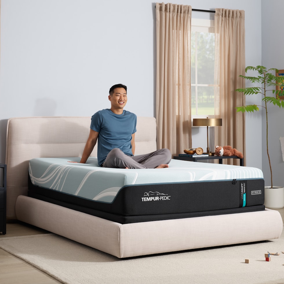 luxe adapt  white queen mattress   