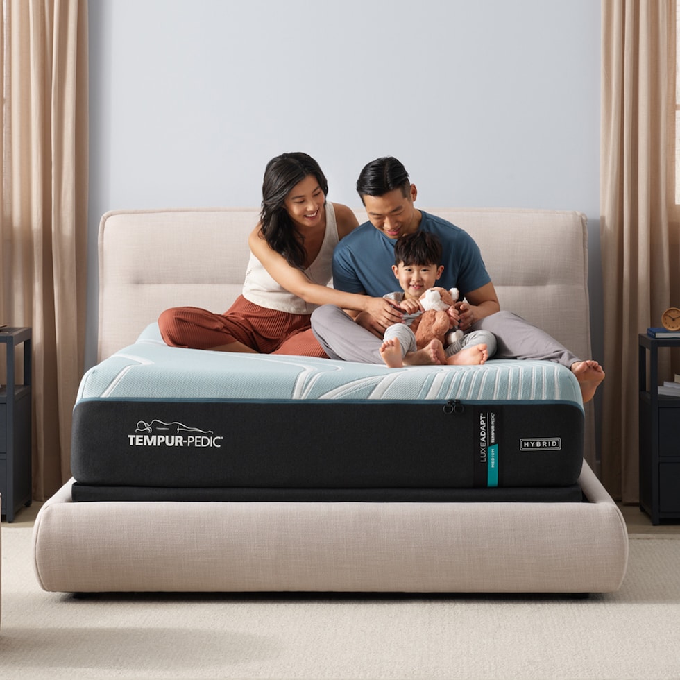 luxe adapt  white queen mattress   
