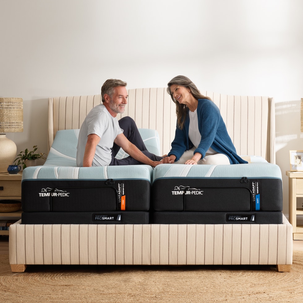 luxe adapt  white queen mattress   