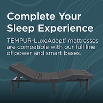 luxe adapt  white split california king mattress   