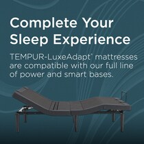luxe adapt  white split california king mattress   