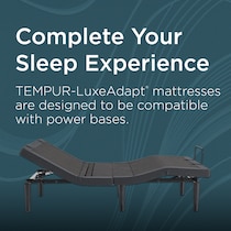 luxe adapt  white split king mattress   
