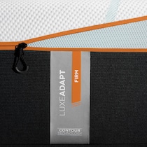 luxe adapt white california king mattress   