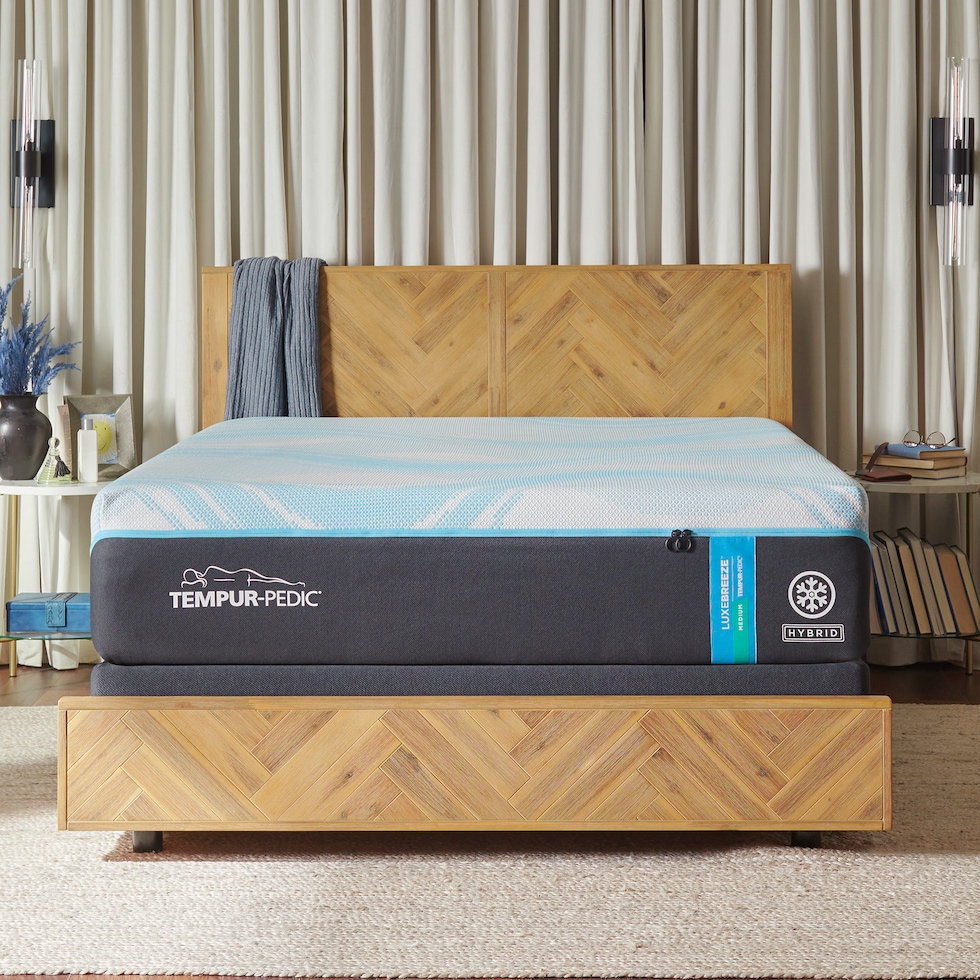 luxe breeze white king mattress   