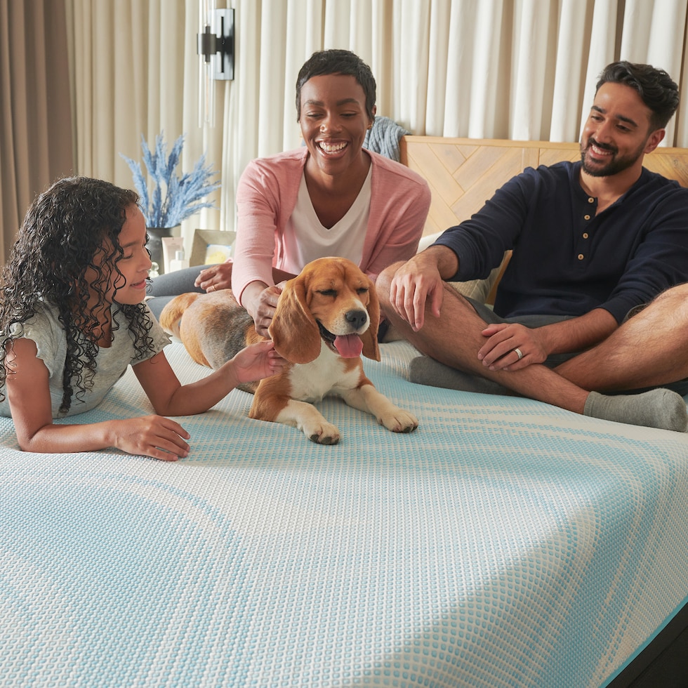 luxe breeze white king mattress   