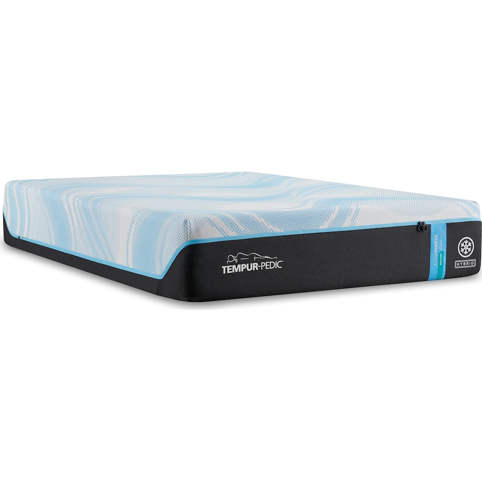 luxe breeze white king mattress   