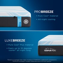 luxe breeze white queen mattress   