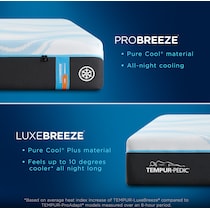 luxe breeze white queen mattress   