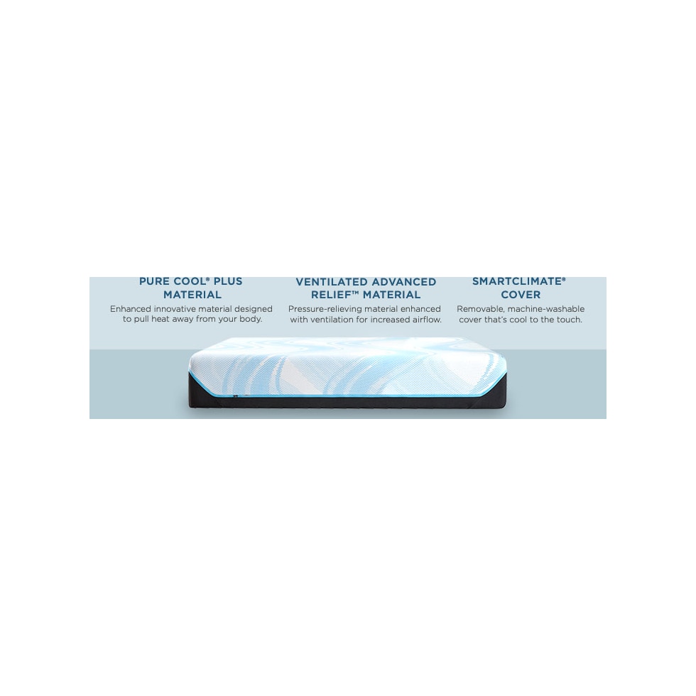 luxe breeze white queen mattress   