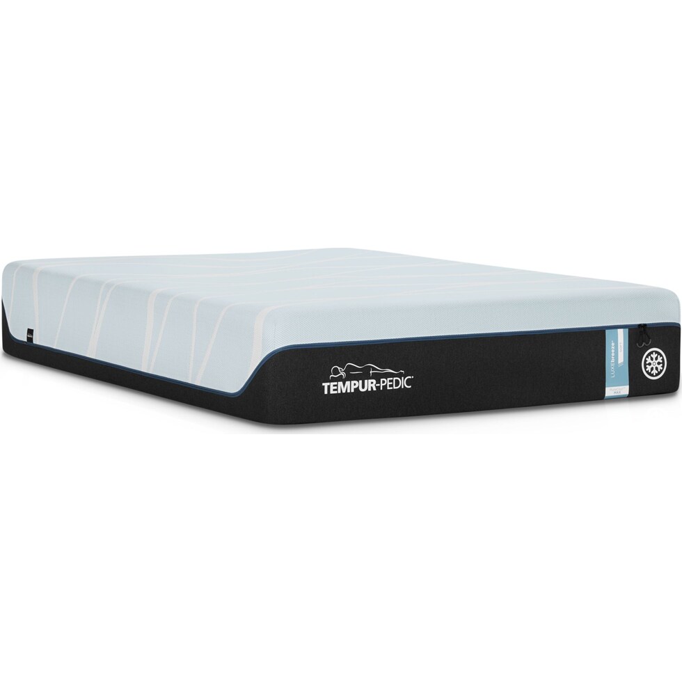 luxe breeze white split california king mattress   