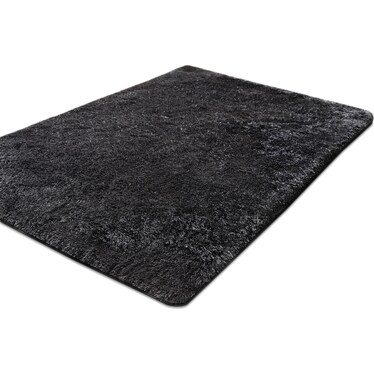 Luxe 5' x 8' Area Rug - Charcoal