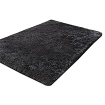 luxe charcoal charcoal area rug  x    