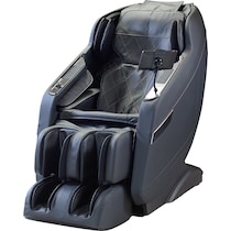 luxe glow black massage chair   