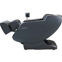 luxe glow black massage chair   