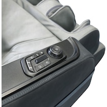 luxe glow black massage chair   