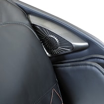 luxe glow black massage chair   