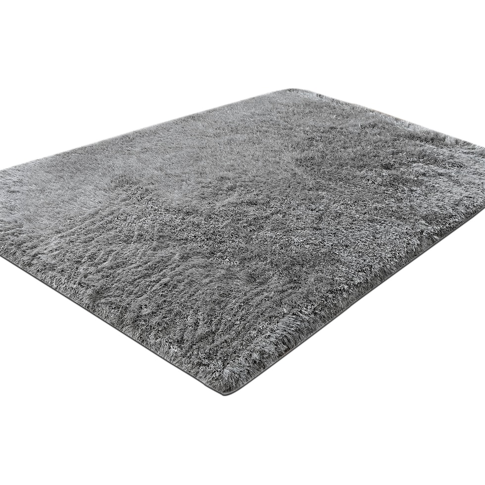 luxe silver silver area rug  x    