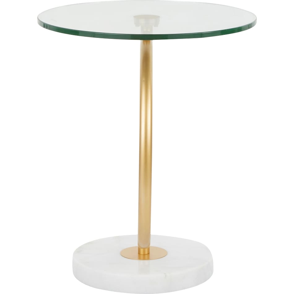 luxoria glass accent table   