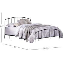 lydia black king bed   
