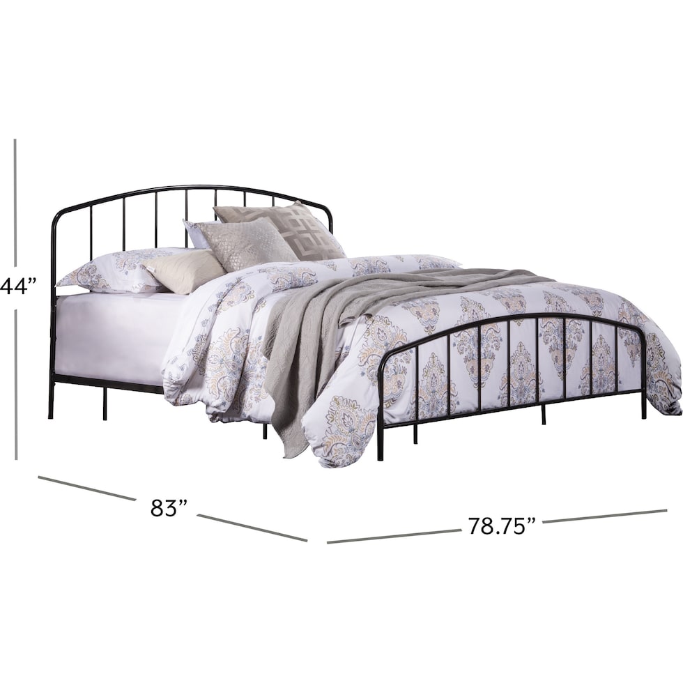 lydia black king bed   
