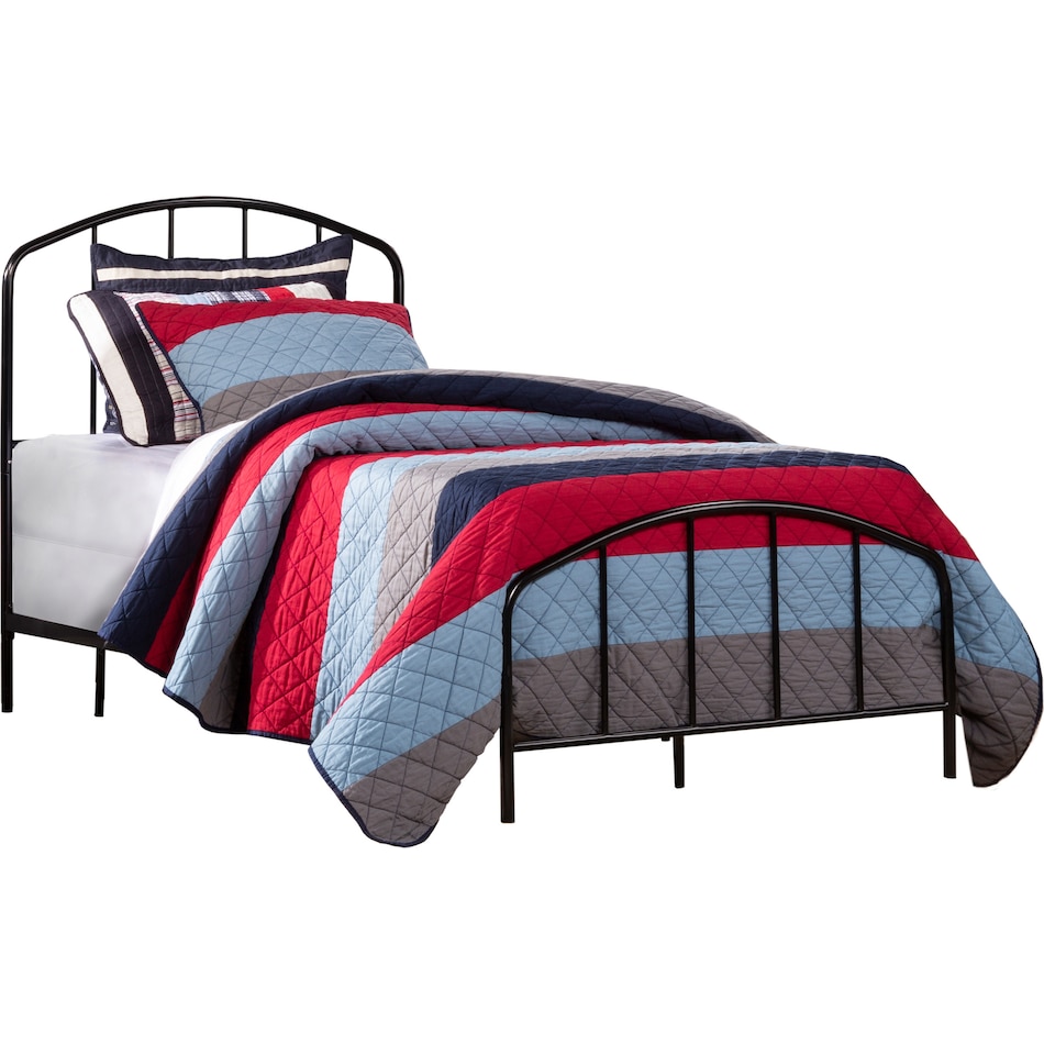 Lydia Twin Bed - Black | American Signature Furniture