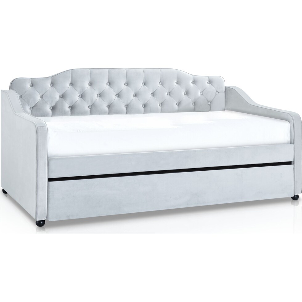 lydia gray twin daybed with trundle   