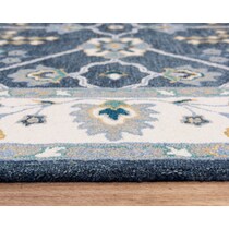 lynde blue area rug  x    