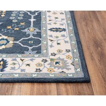 lynde blue area rug  x    