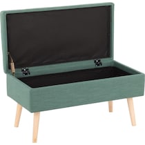 lyon green bench   