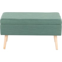 lyon green bench   