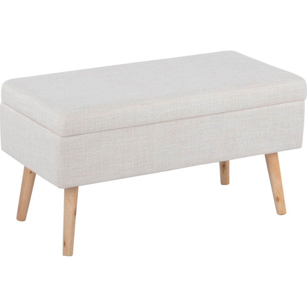 lyon light brown bench   