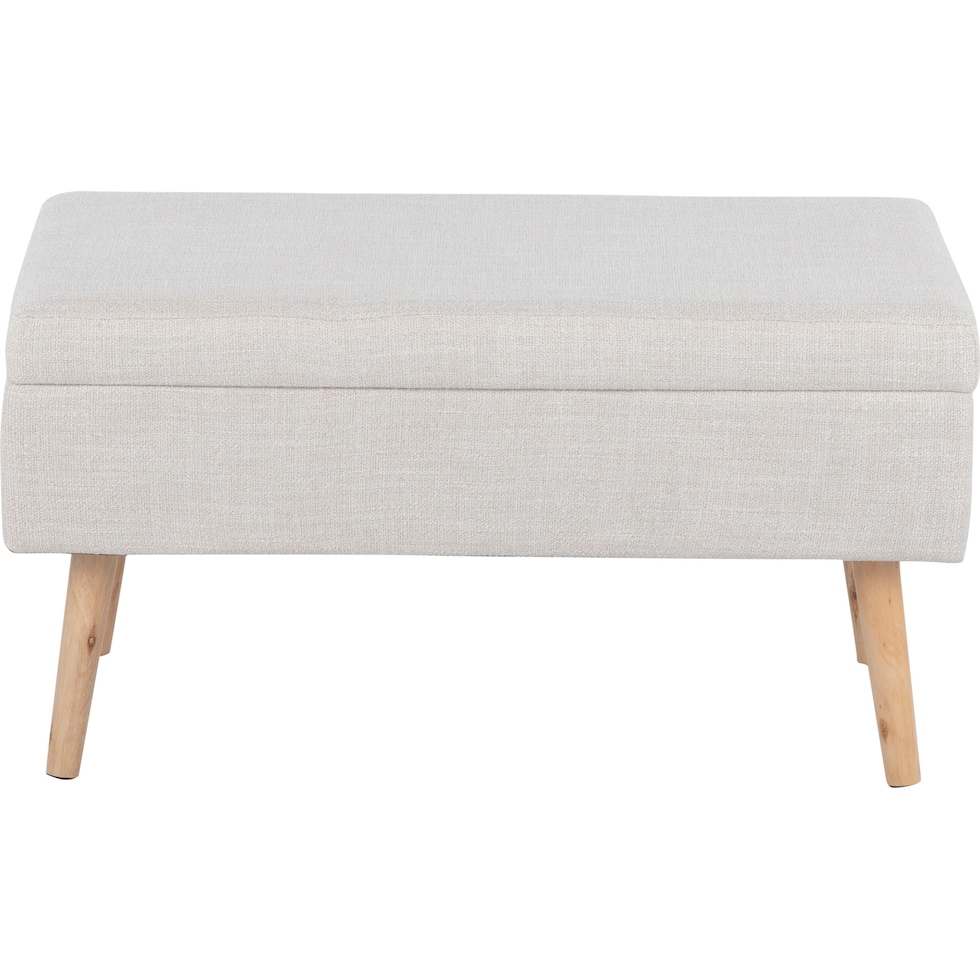 lyon light brown bench   