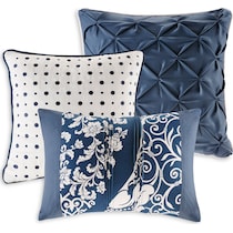 lyric blue california king bedding set   