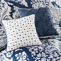 lyric blue california king bedding set   