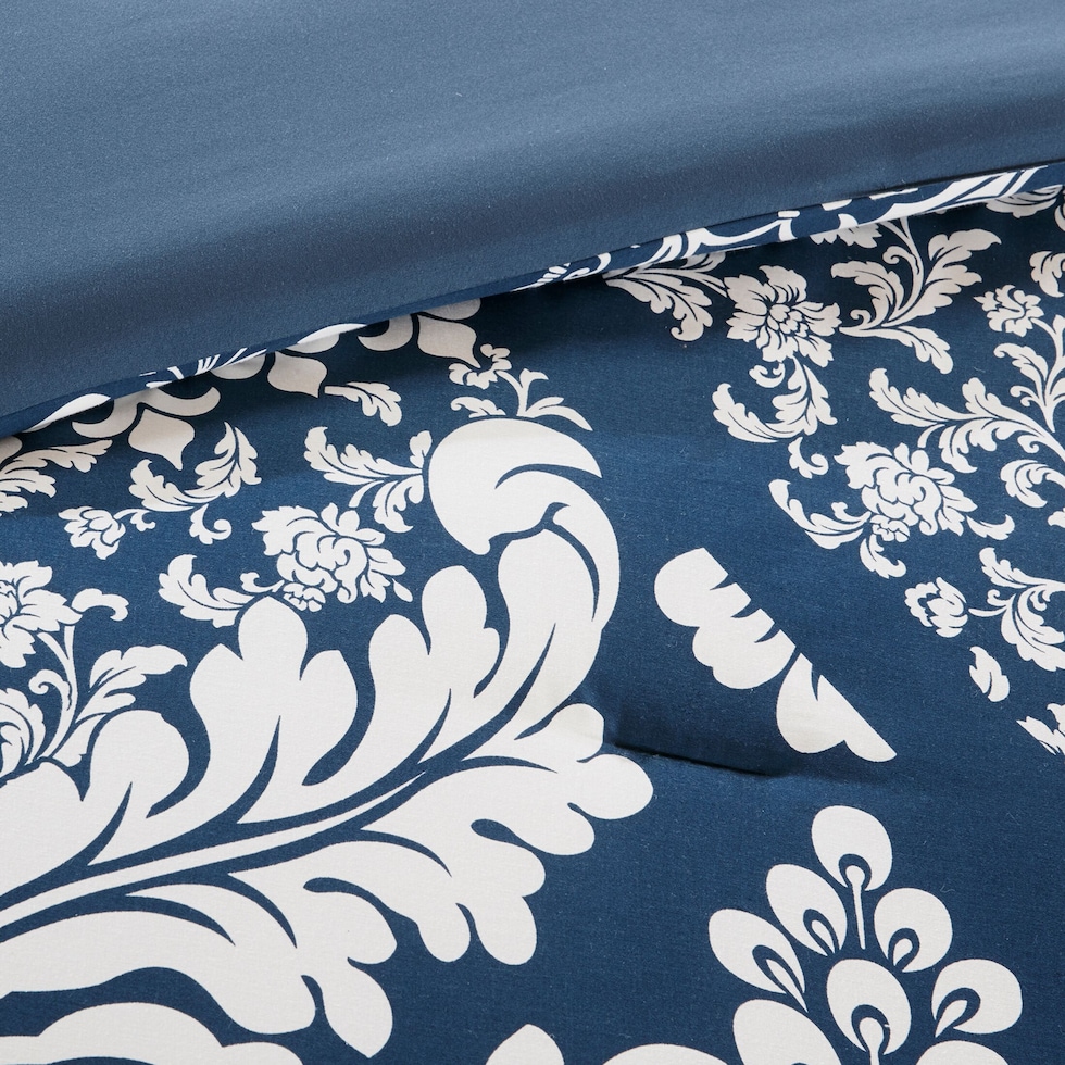lyric blue california king bedding set   