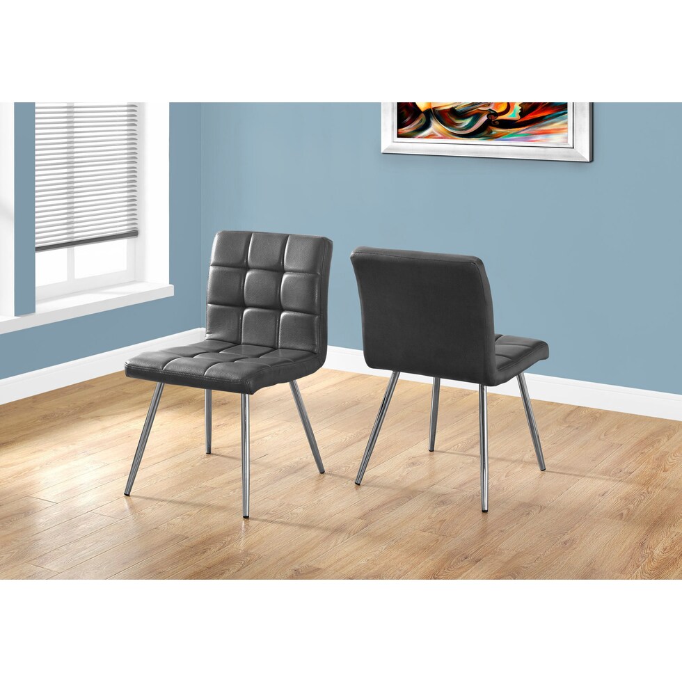 mack gray chair   