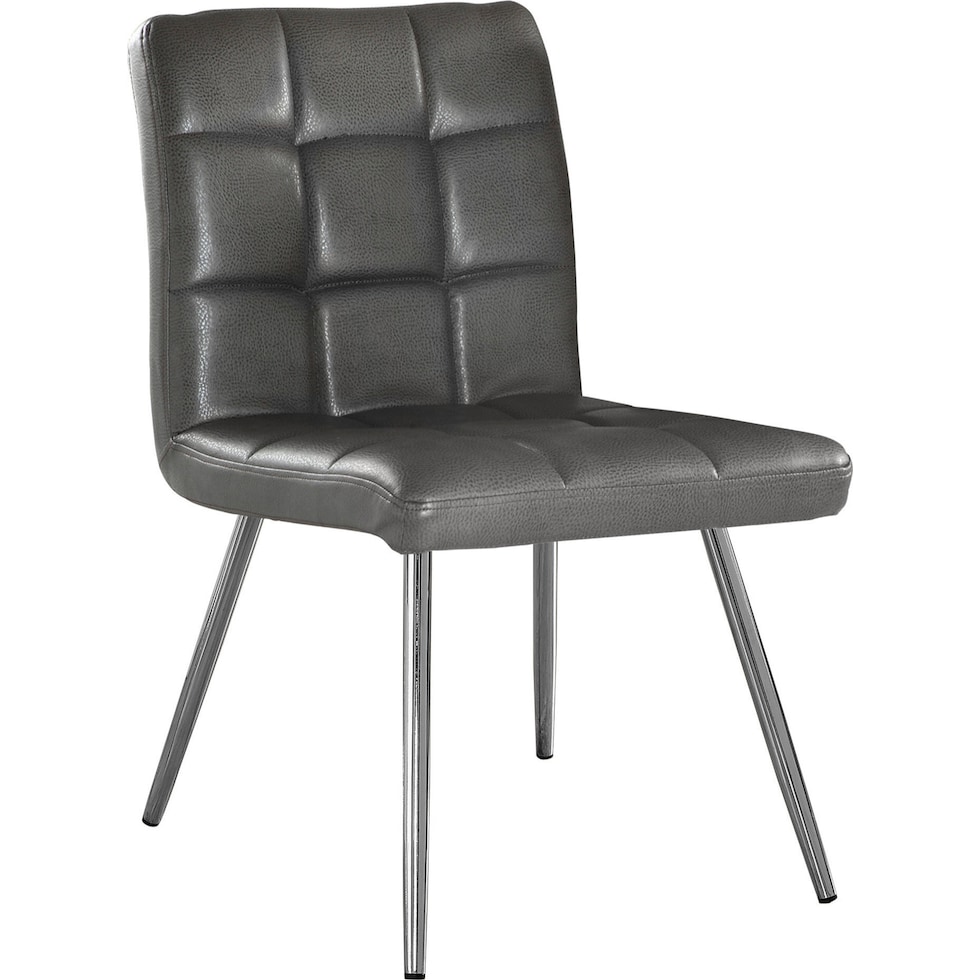 mack gray chair   
