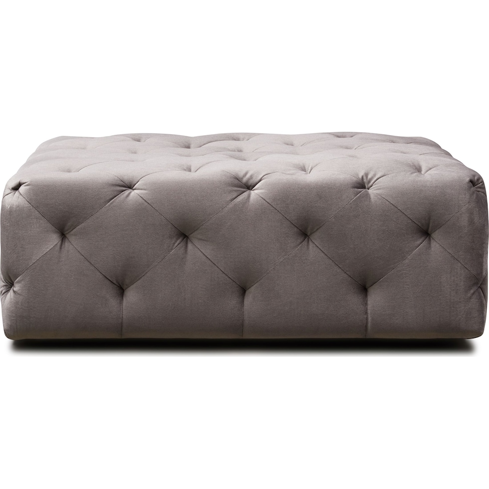 mackenzie gray ottoman   